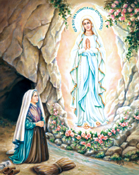 Our Lady of Lourdes, (1858)