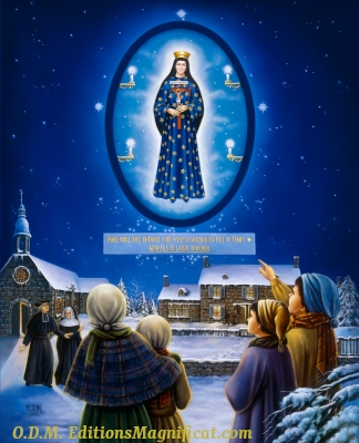 Notre-Dame de Pontmain, ODM pinxit