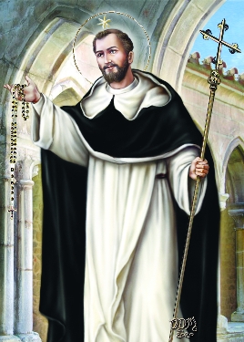 San Domenico di Silos, O.D.M. pinxit
